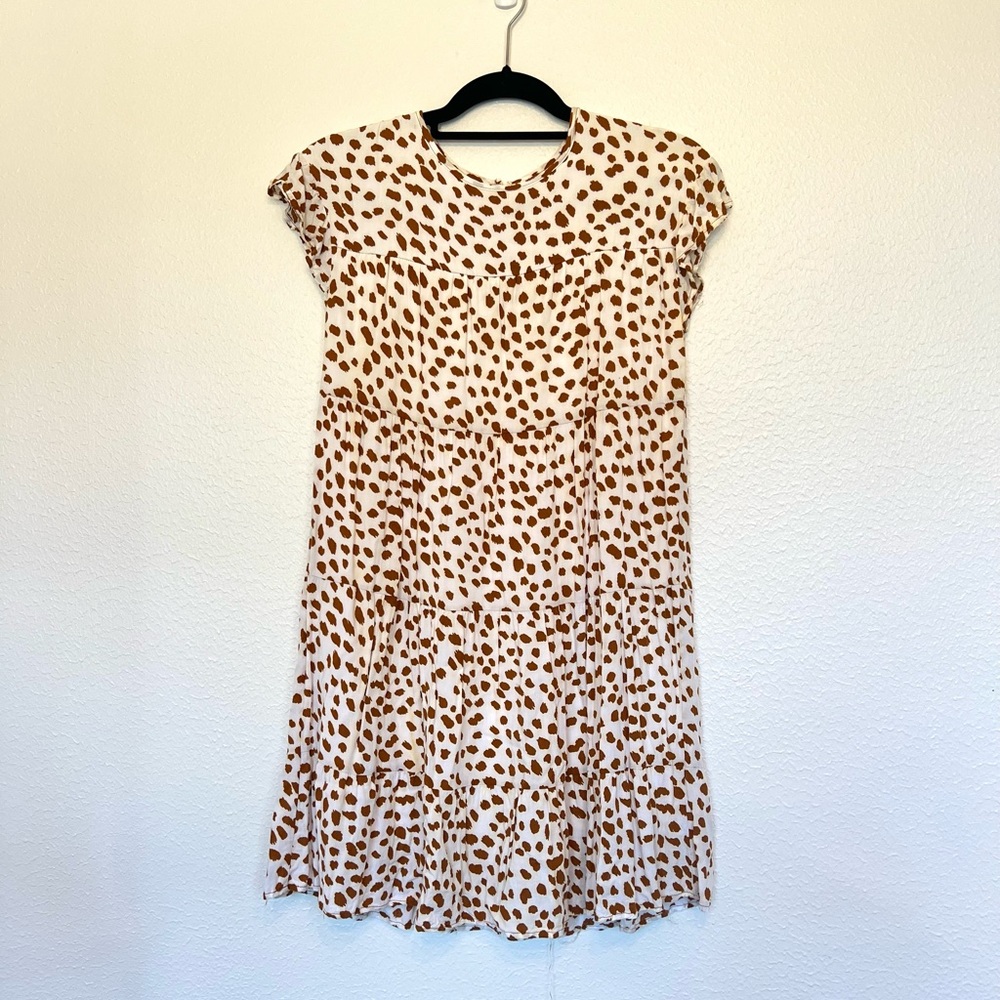 Giraffe print dress
